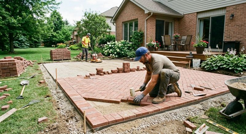 Brick Patio Installation in Stamford, CT
