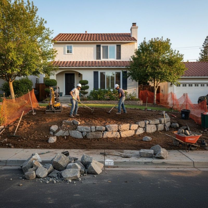 Stone Retaining Wall Repair